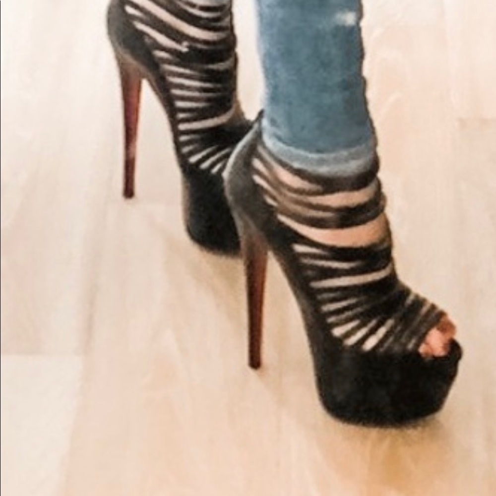 Christian lv booties